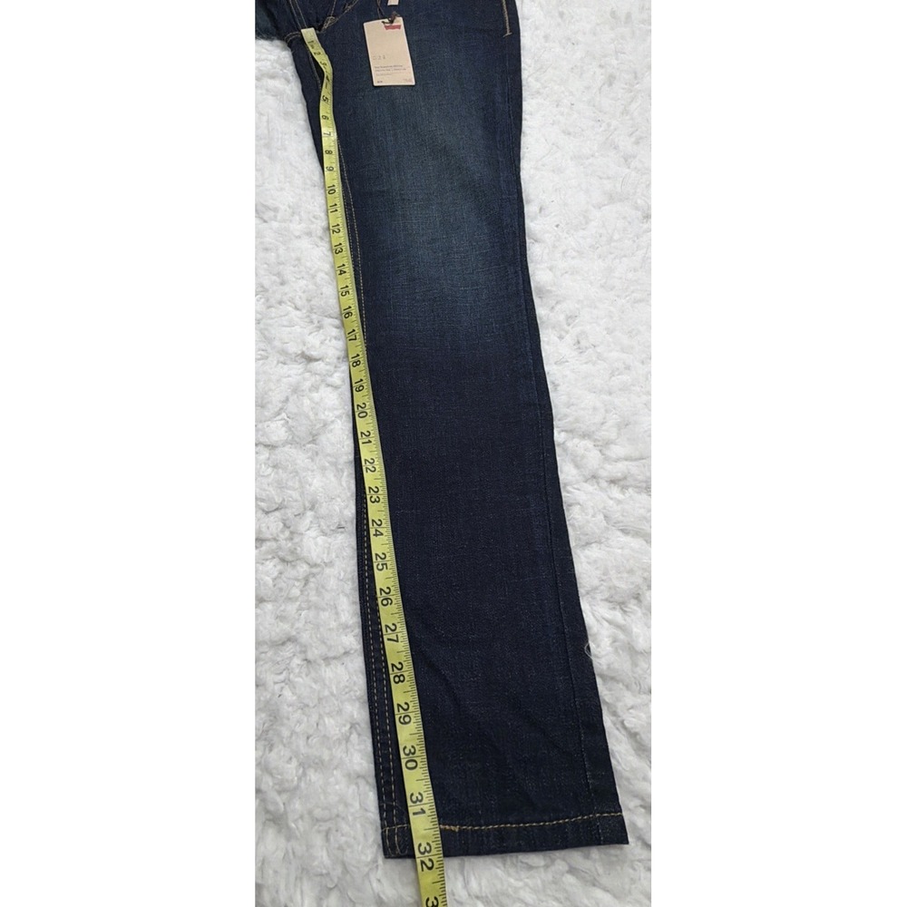 Levi's 524 Super Low Skinny Dark Wash Women's 3 M Blue Denim Stretch Slim New!! - Picture 8 of 11